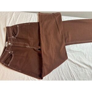 Forever 21 Brown Wide Leg Corduroy Pants Size 24